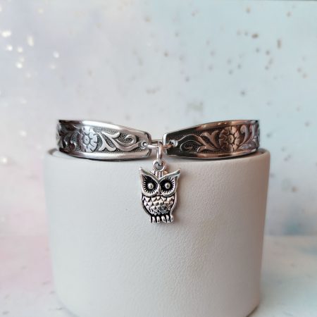 Handmade stainless spoon bracelet | upcycled vintage jewellery