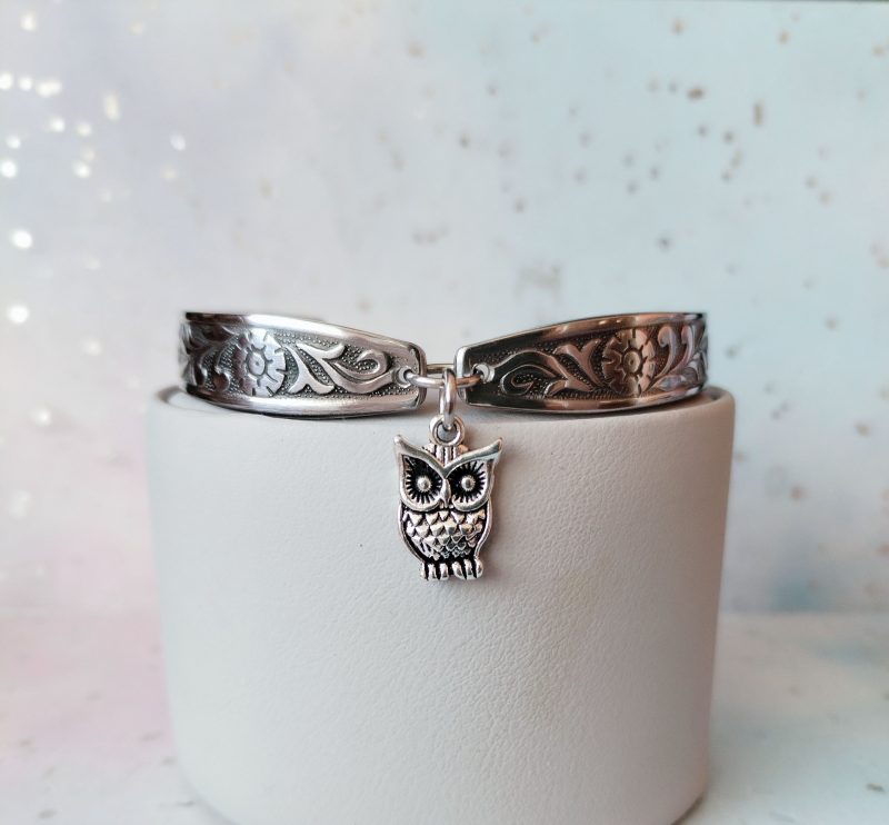 Handmade stainless spoon bracelet | upcycled vintage jewellery