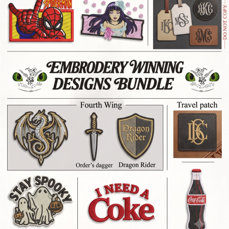 1000+ Embroidery Designs USB Bundle, Etsy Proven Sales Designs