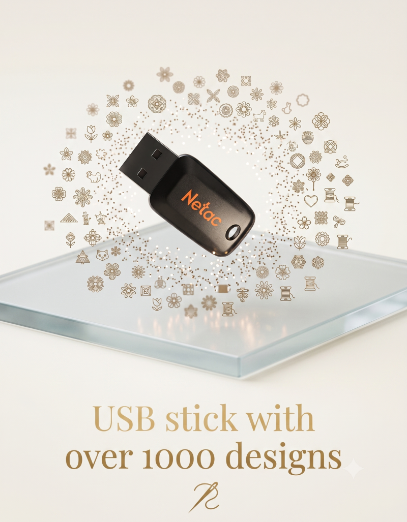 1000+ Embroidery Designs USB Bundle, Etsy Proven Sales Designs