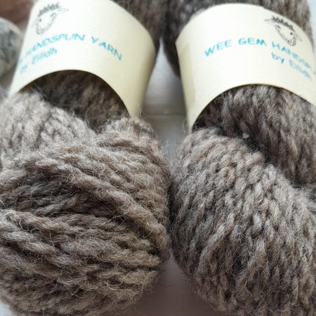 Hand Spun Yarn - Shetland Grey