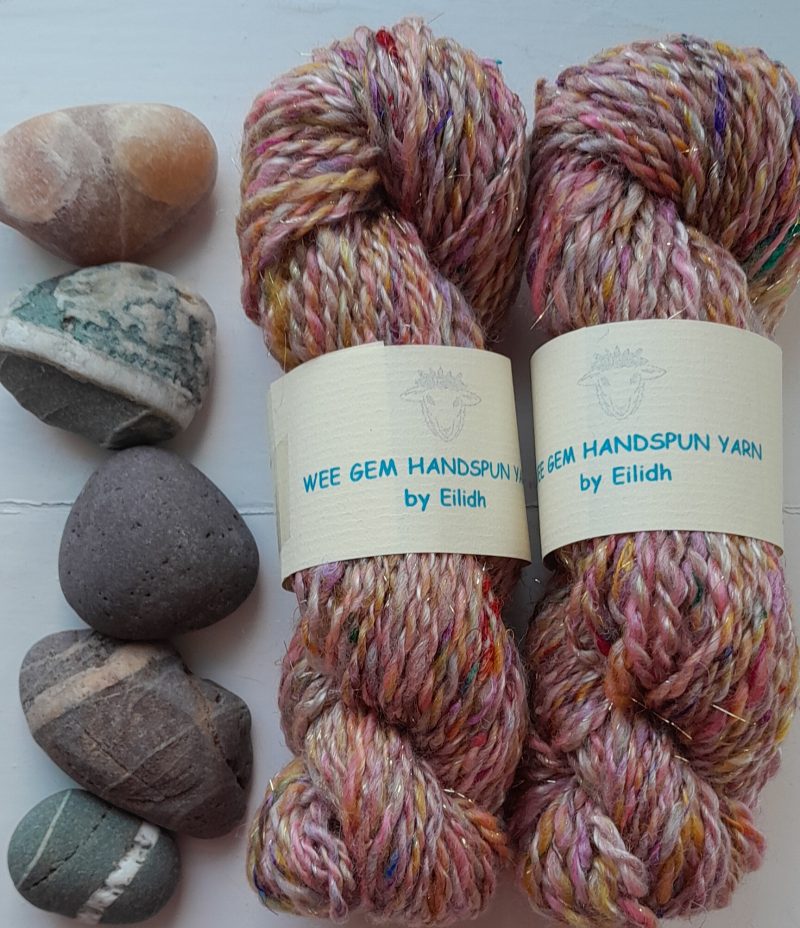 Handspun Yarn - Pink Sprinkles