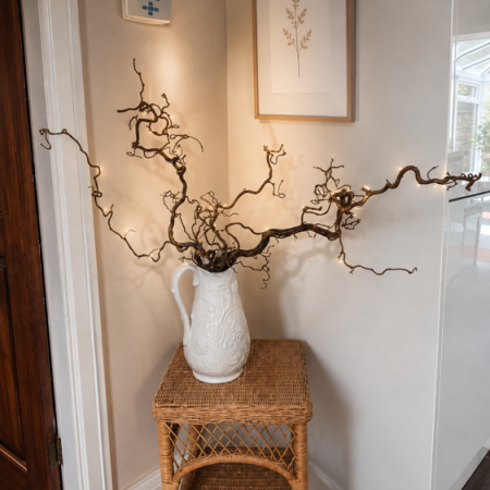 Natural Dried Twisted Hazel 3 Pieces 1 piece Aprx 40 cm and two Aprx 60cm