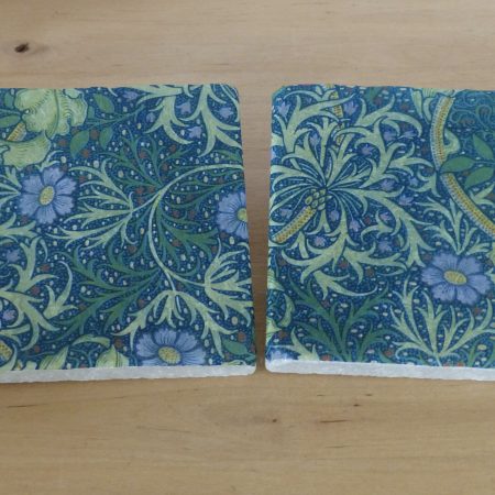 Marble Coasters - William Morris Designs