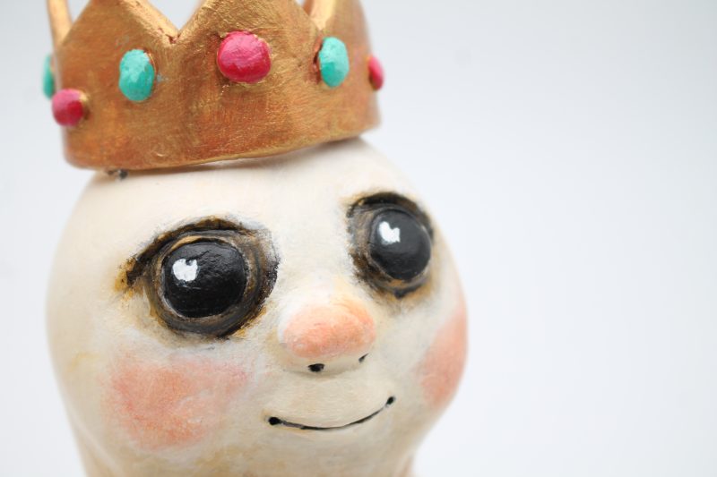 Vintage-Style Halloween Figures .Handmade figurine