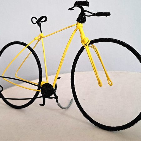 Gift for cyclists personalised bike keepsake and cake topper.