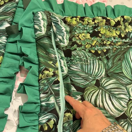 Green Pillowcase /home decor