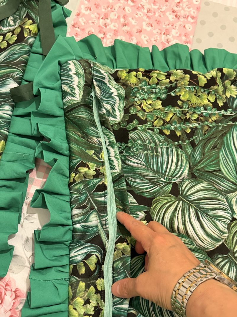 Green Pillowcase /home decor