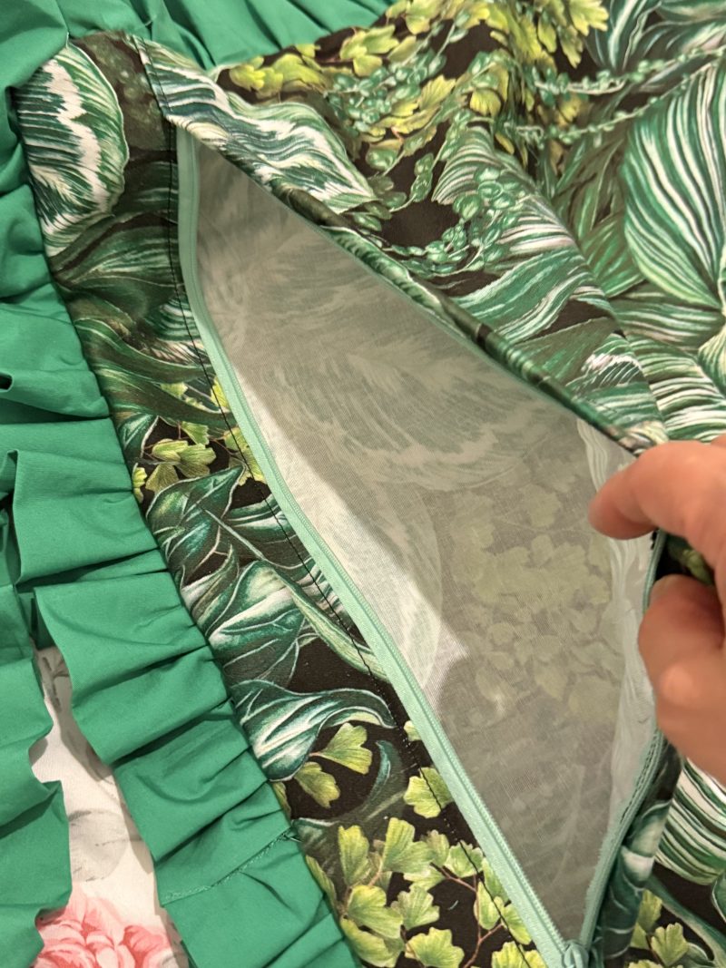 Green Pillowcase /home decor