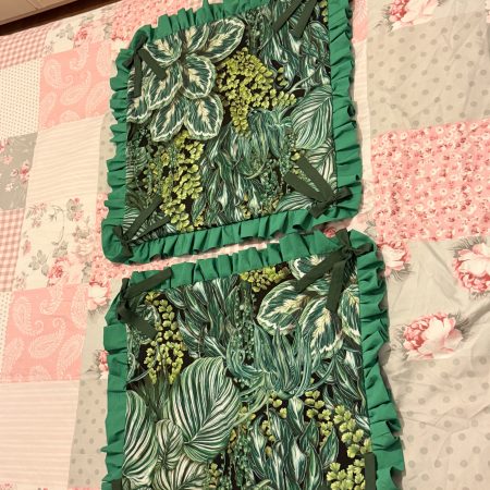 Green Pillowcase /home decor