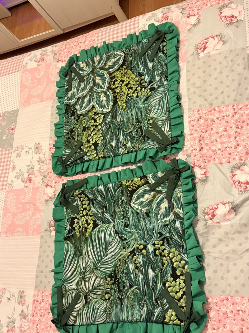 Green Pillowcase /home decor