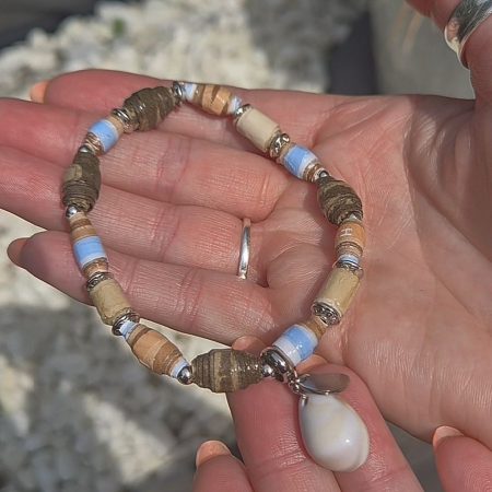 The Shoreline Solitude Bracelet (one of a kind)