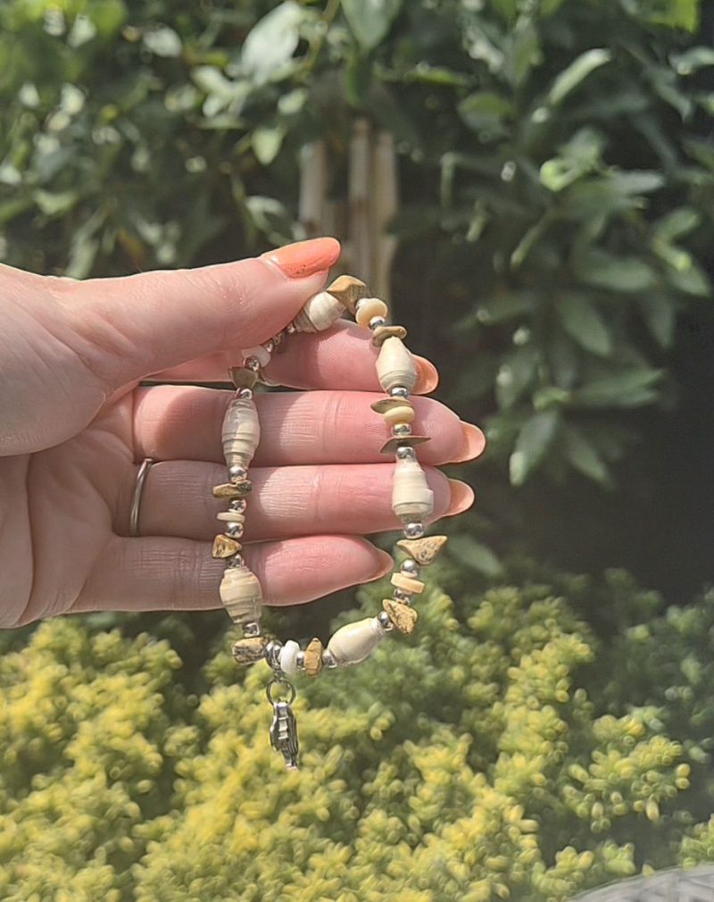 The Earth and Anchor Bracelet (one of a kind)