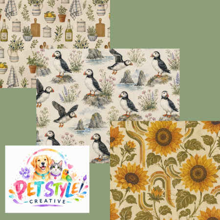 Bespoke Designed Cotton Fabric and 2 Metres of Bunting