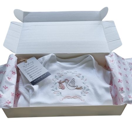 3 piece baby stork set