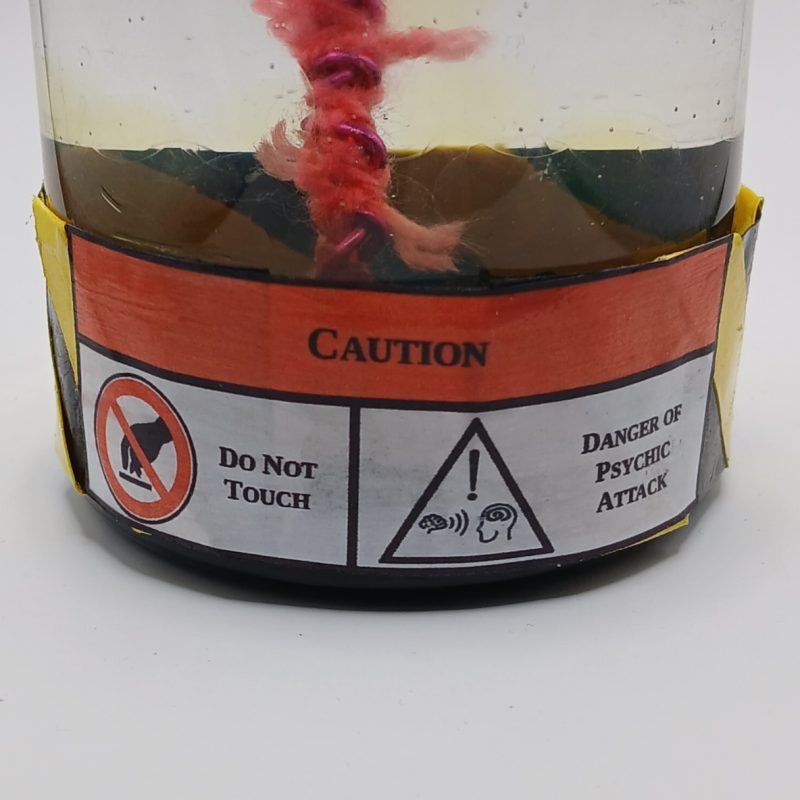 Creepy Curios: Specimen Zero | Brain in a jar | hand-made resin sculpture