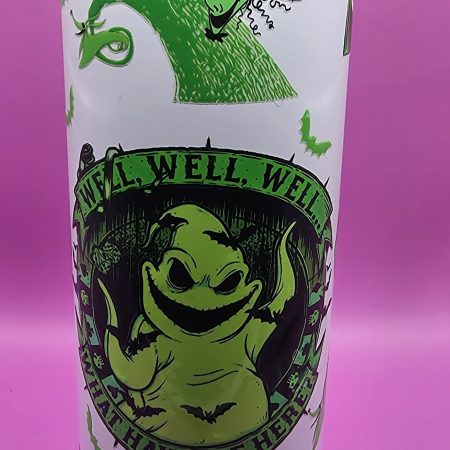 Green glow in the dark tumbler