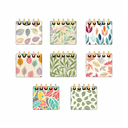 Leafy Desktop Folder Icons - Mac, Windows, Digital Planner Stickers (Digital Download)