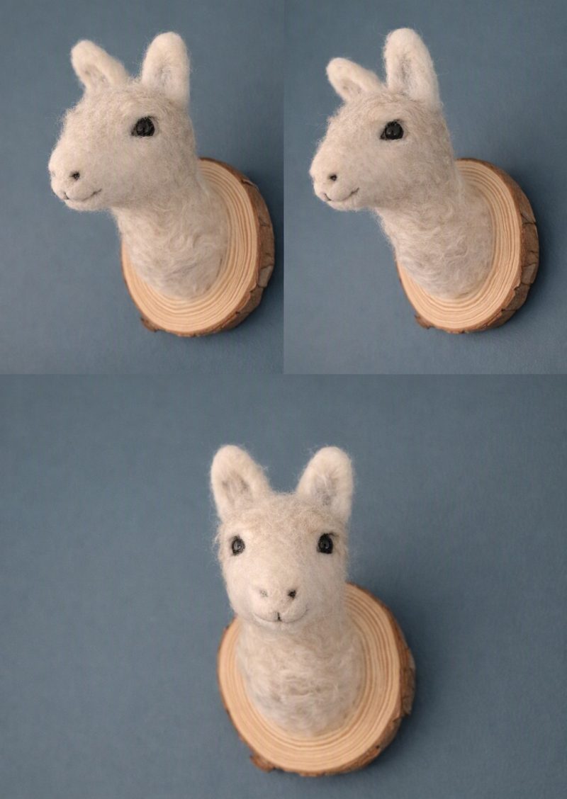 Needle felted llama/alpaca
