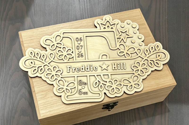 Personalised Wooden Baby Plaques