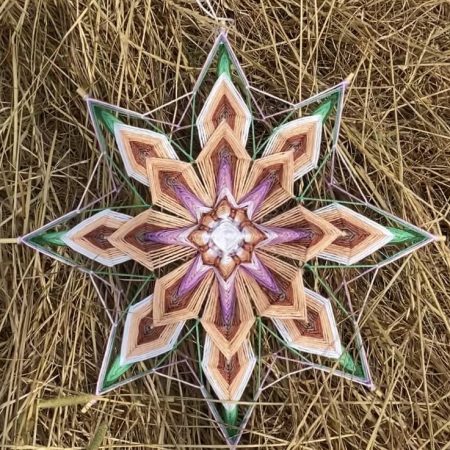 Handmade mandala 'Summer Flower