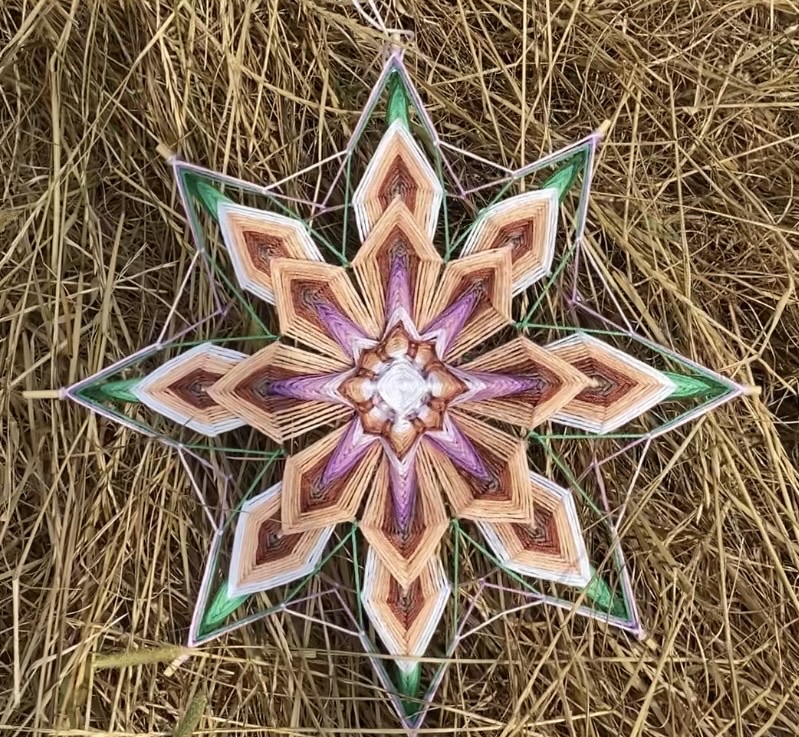 Handmade mandala 'Summer Flower