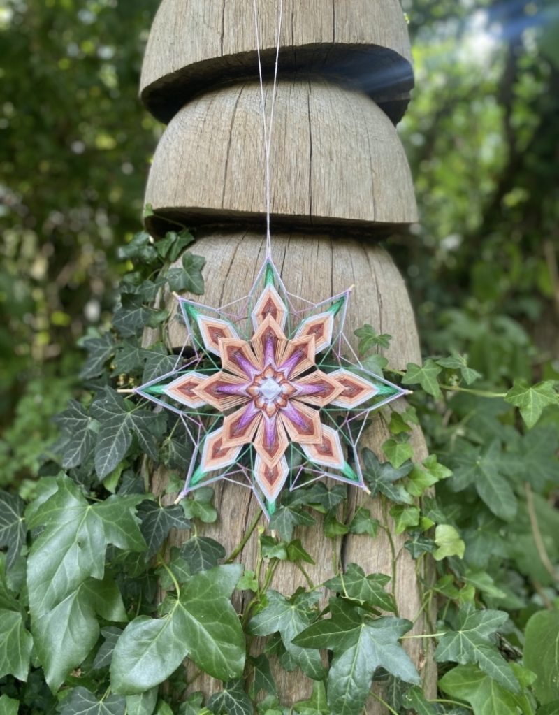 Handmade mandala 'Summer Flower