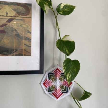 Ojos de Dios 'Summer vibes'/ Handcrafted mandala/ Birthday gift/ Spiritual present/ Wall art