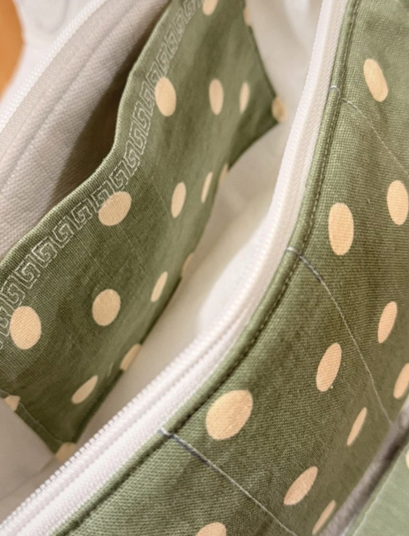Sage Green Cottagecore Ruffle Shoulder Bag – Handmade Coquette Style