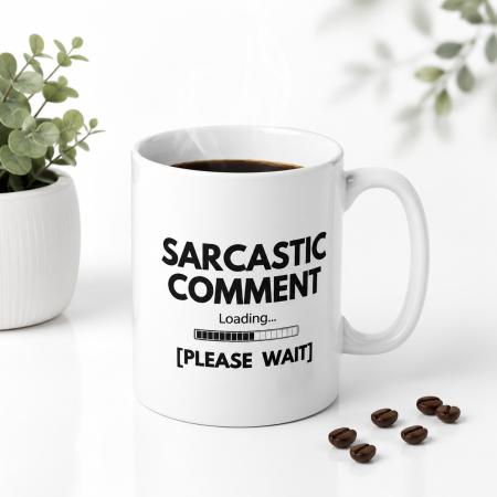 Sarcastic Comment Loading Coffee Mug - Funny Humour Gift | Sarcastic Comment Ceramic Mug | Funny Mug | Birthday Gift | Sarcastic gifts |