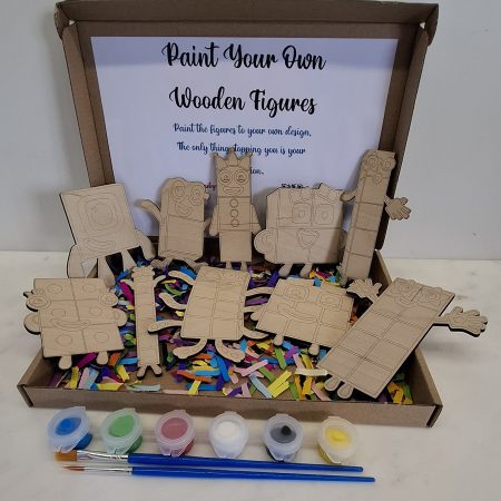 Paint your own Numberblocks Craft kit, Birthday Painting Kit, Holiday Activity