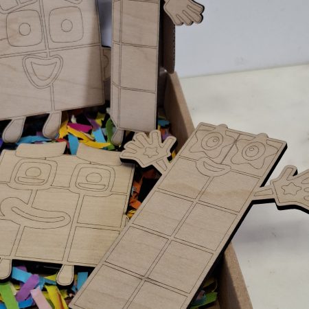 Paint your own Numberblocks Craft kit, Birthday Painting Kit, Holiday Activity