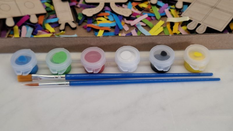 Paint your own Numberblocks Craft kit, Birthday Painting Kit, Holiday Activity