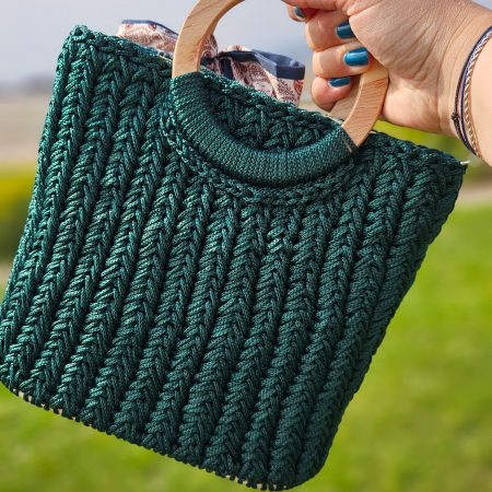 ¤ Emerald Moss ¤ crochet handbag size M