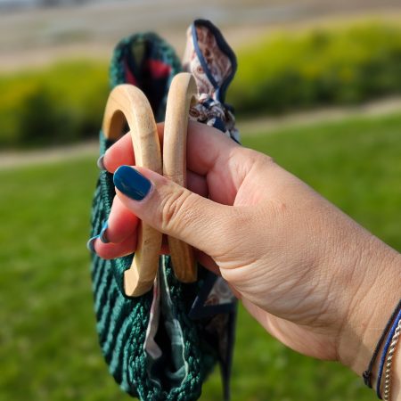 ¤ Emerald Moss ¤ crochet handbag size M