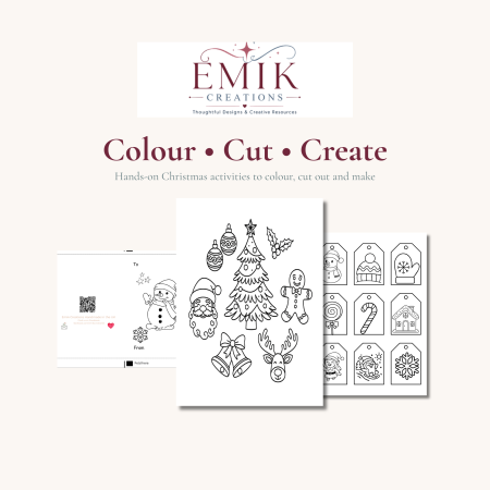 Children’s Christmas Activity & Craft Pack – Printable PDF