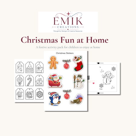 Children’s Christmas Activity & Craft Pack – Printable PDF