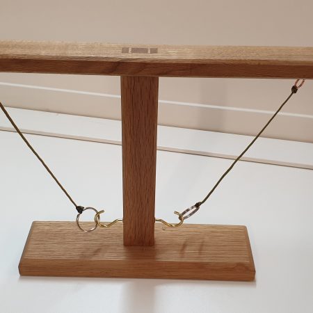 Hand made Ring Toss Game complete with shot glass