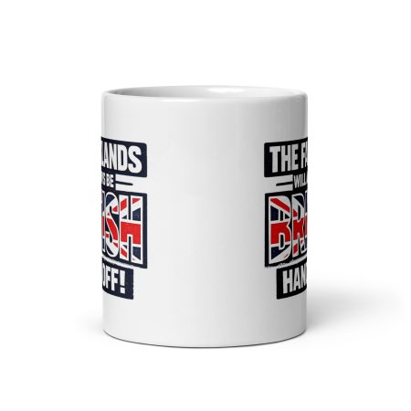 The Falklands British 11oz White Ceramic Mug – Patriotic Union Jack Style
