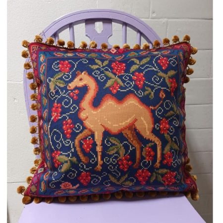camel-velvet-cushion