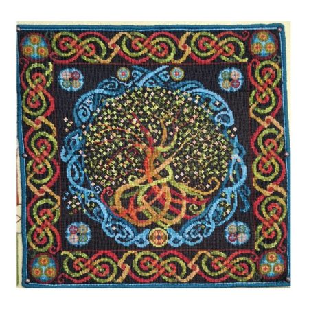 Celtic Tree Of Life Tapestry Wall-hanging Kit To Sew Yourself In Counted Cross-stitch