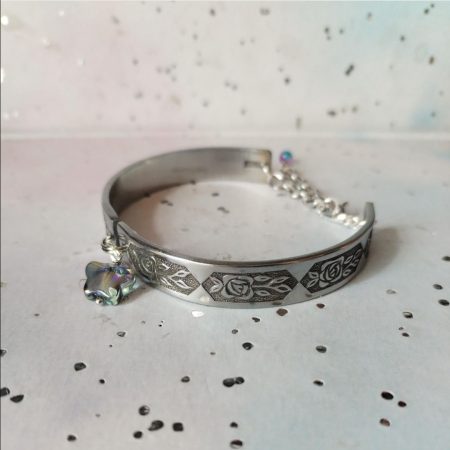 Upcycled Spoon Bracelet with Choice of Charms | Eco-Friendly Gift