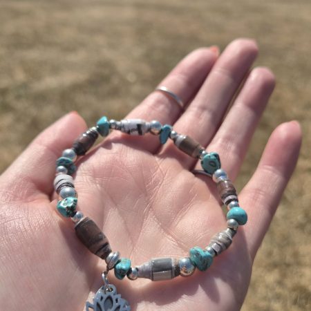 The Azure and Earth Bracelet (one of a kind)