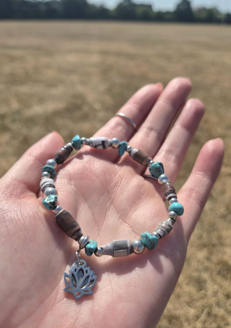The Azure and Earth Bracelet (one of a kind)