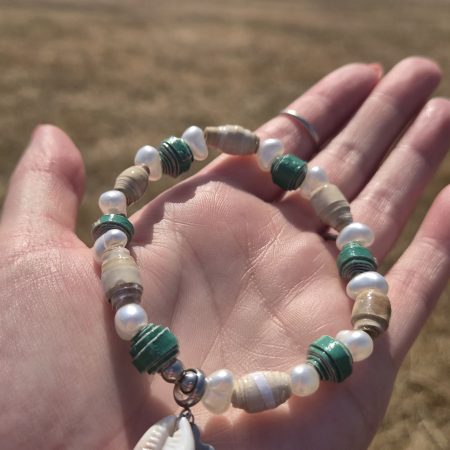 The Seagrass Stillness Bracelet (one of a kind)