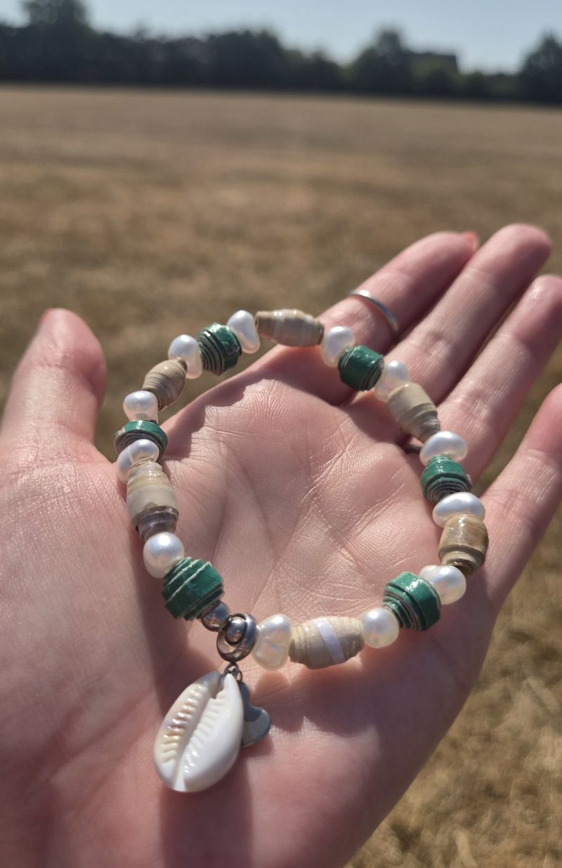 The Seagrass Stillness Bracelet (one of a kind)