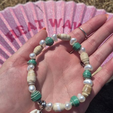 The Seagrass Stillness Bracelet (one of a kind)