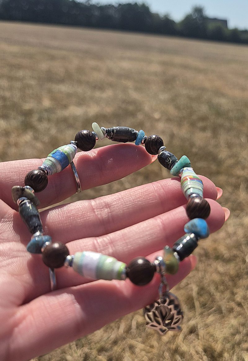 The Sage and Sapphire Bracelet (one of a kind)