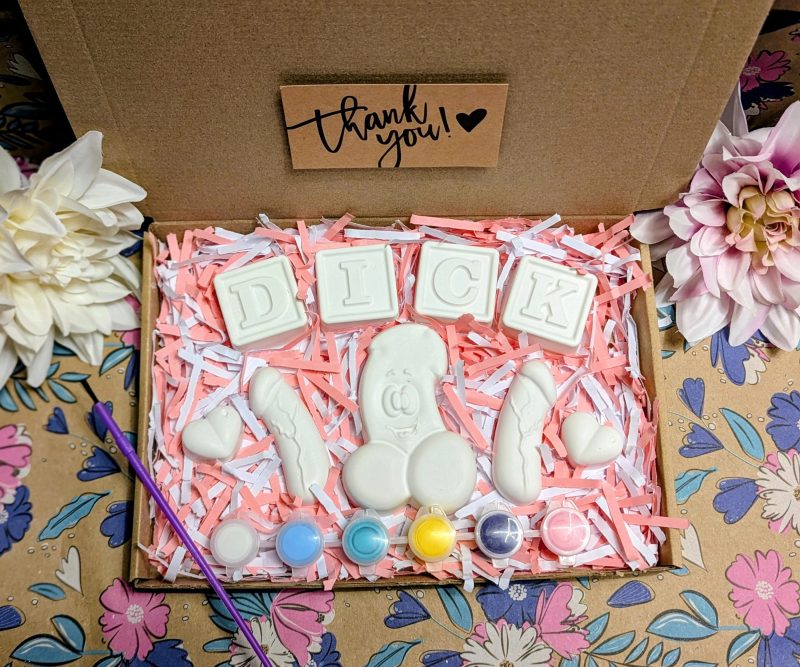 Hen party willy inspired paint set craft kit - Paint you own willy hen party set - Gifts - Painting - Plaster of Paris - Activity set