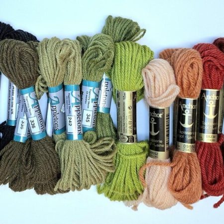 Autumn Goddess Tapestry Kit To Sew Yourself In Easy Counted Cross-stitch